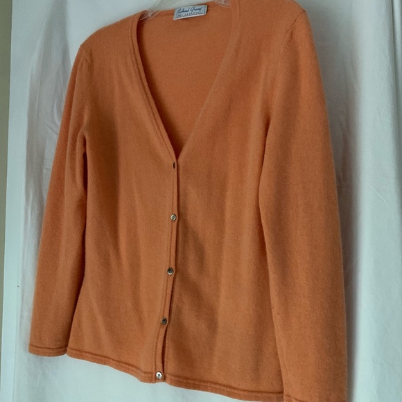 Richard Grand 100% cashmere button down cardigan sweater - Picture 3 of 5